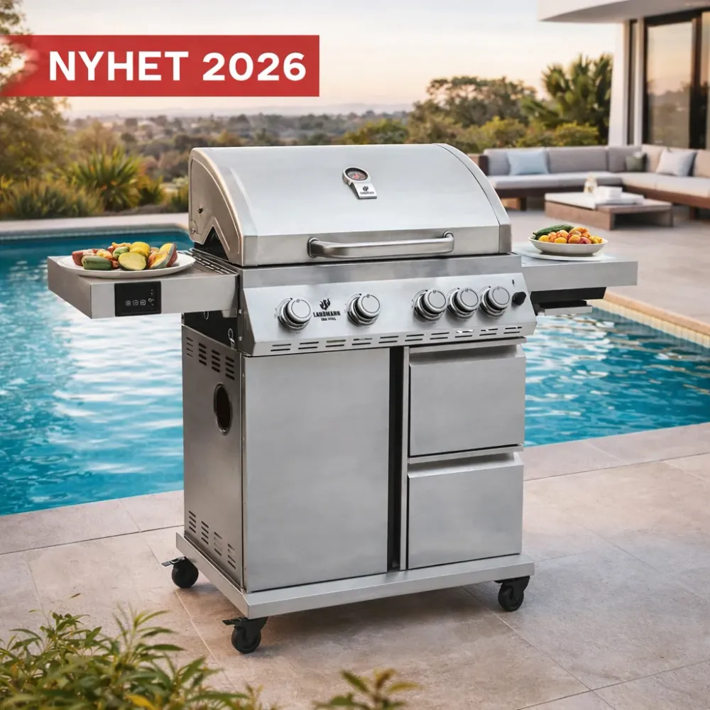 Gassgrill Triton 4.1 maxX rustfritt stål 12969 - Ansiktsløft 2023
