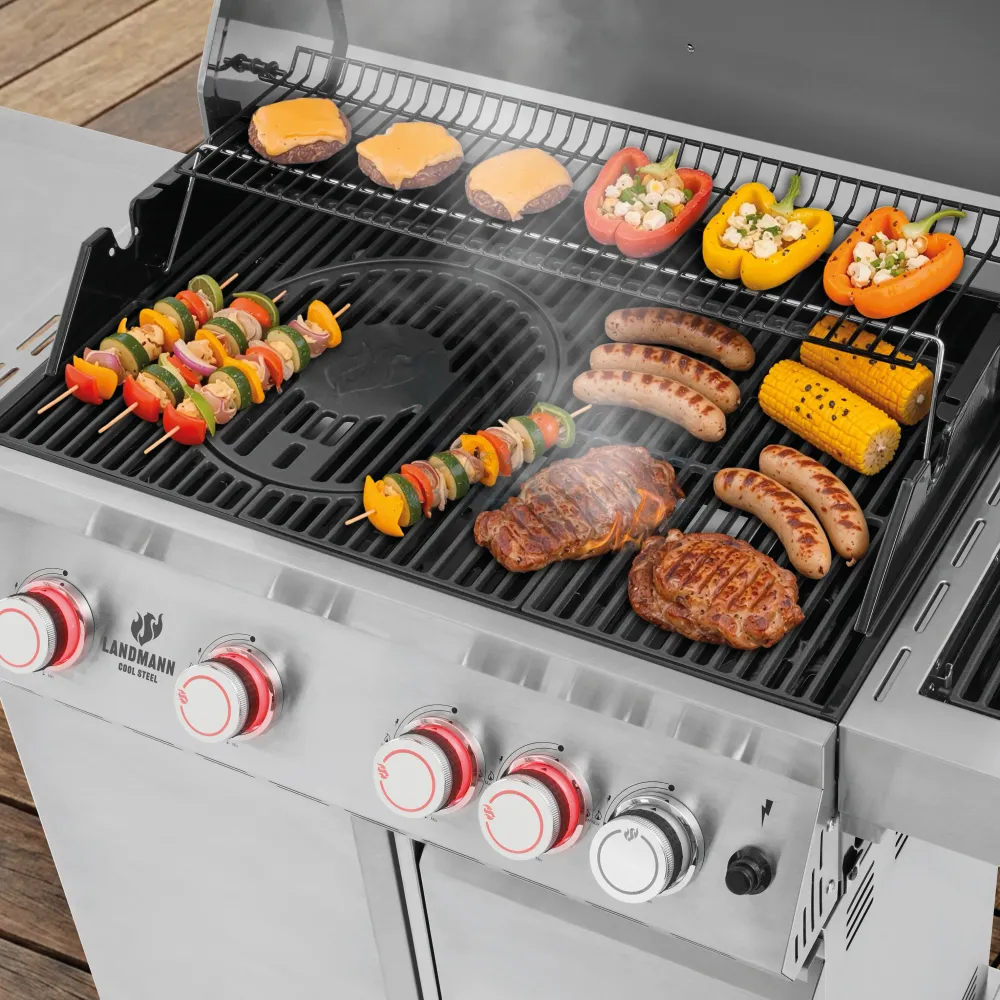 Gassgrill Triton 4.1 maxX rustfritt stål 12969 - Ansiktsløft 2023