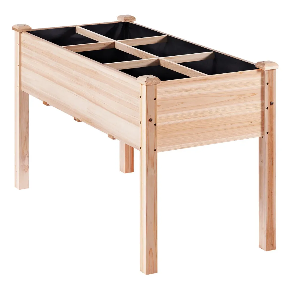Hevet plantekasse 120 cm