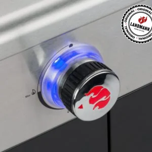 Kontrollknapp med LED - BLÅ Landmann Triton