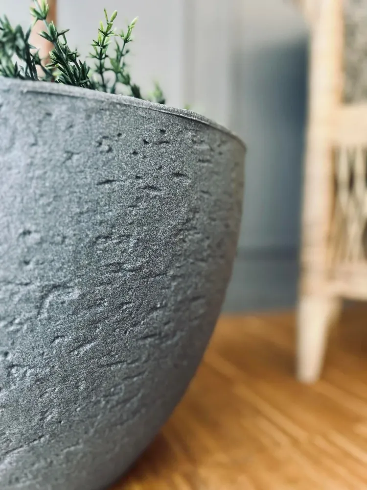 Krukke i plast - LYS STONE - Innendørs og utendørs