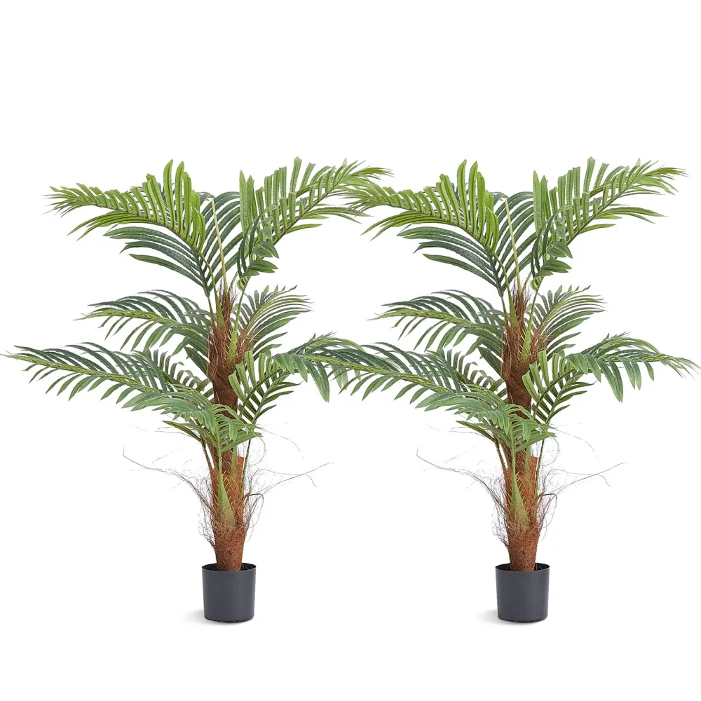 Kunstig plante Betelpalme - 1,2 m - 2-pakning