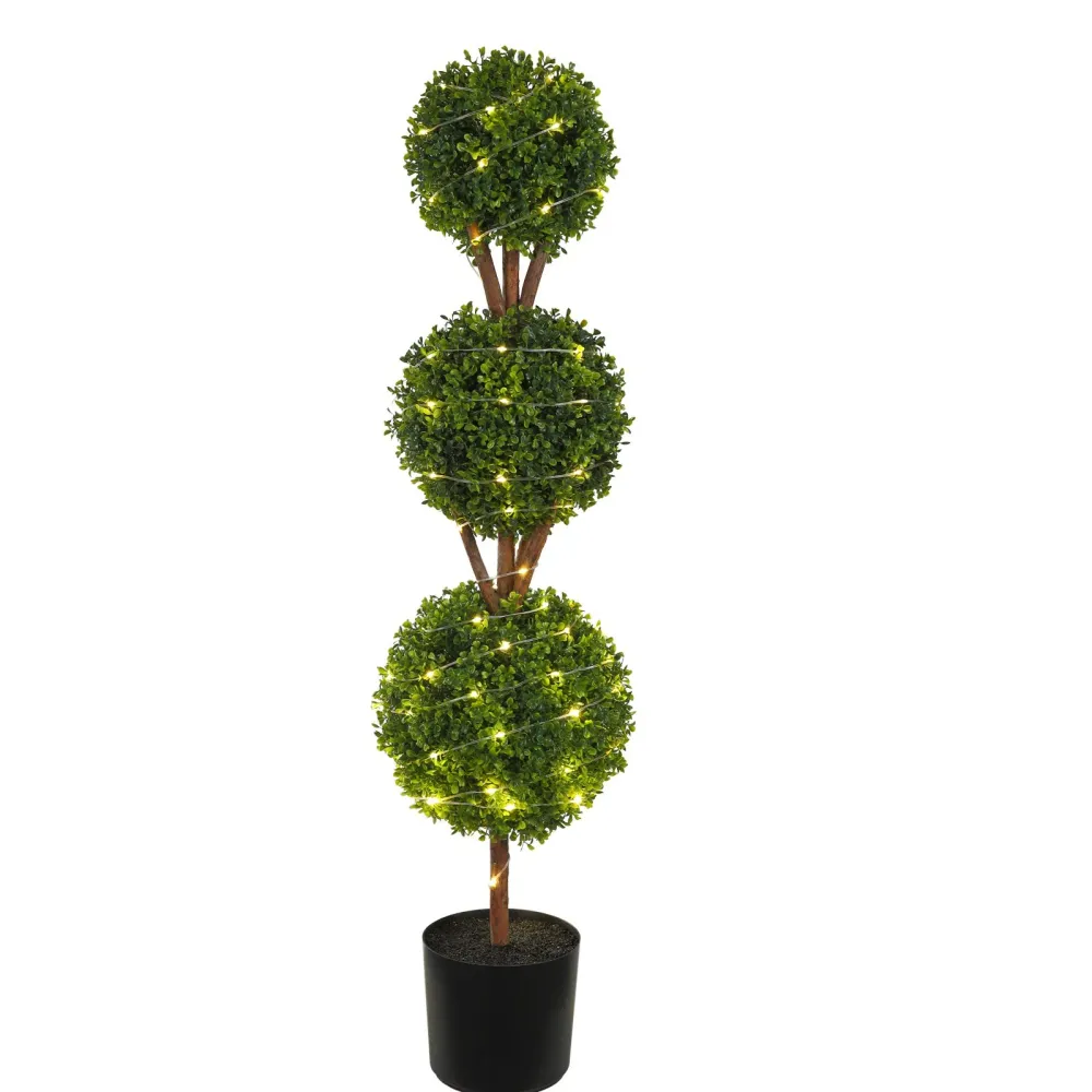 Kunstig plante buksbom - 122 cm - 2-pakning