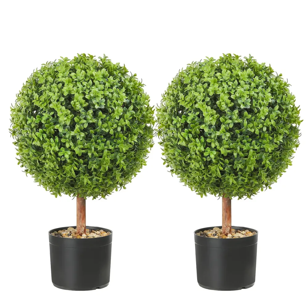 Kunstig plante buksbom - 56 cm - 2-pakning