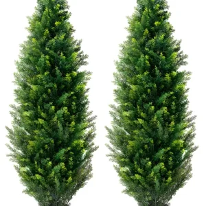 Kunstig plante sedertre 122 cm - 2-pakning