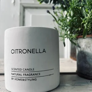 Mygglys - Citronella & Sea salt - Hvit