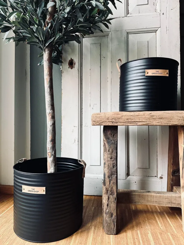 Plantebaljer BLACK GARDEN – Sett med 3 stk