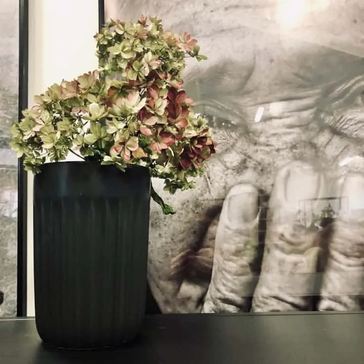 Stor potte / vase - Matt svart