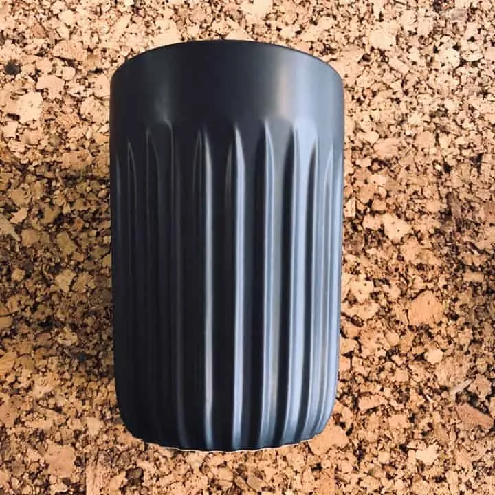 Stor potte / vase - Matt svart