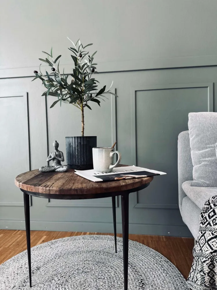 Urtepotter i betong-look - Sett med 2 stk