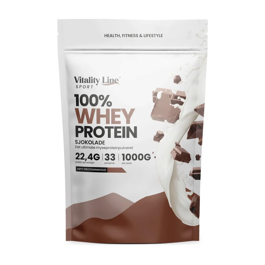 Vitality Line Sport whey sjokolade 1 kg