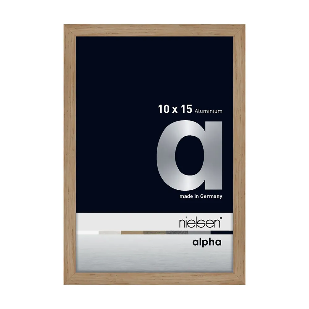 Alpha Ramme 10x15cm Eik