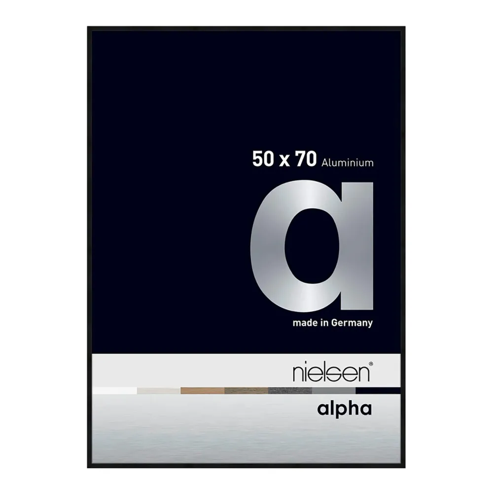 Alpha Ramme 50x70cm Sort (KUN HENT I BUTIKK)