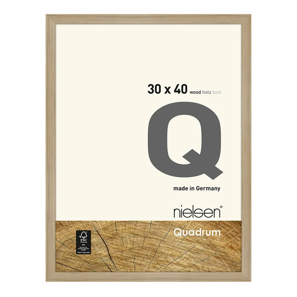 Quadrum Ramme 30x40cm Bred Eik