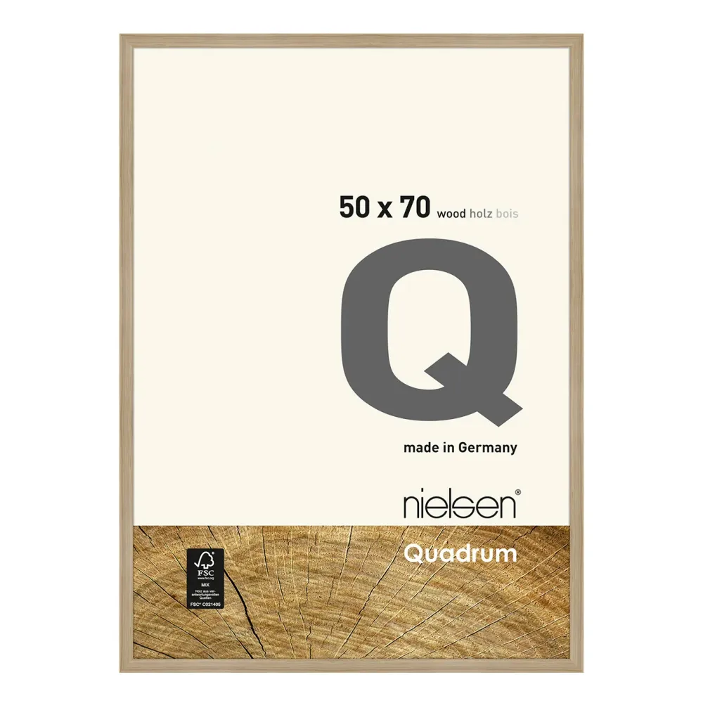 Quadrum Ramme 50x70cm Bred Eik (KUN HENT I BUTIKK)