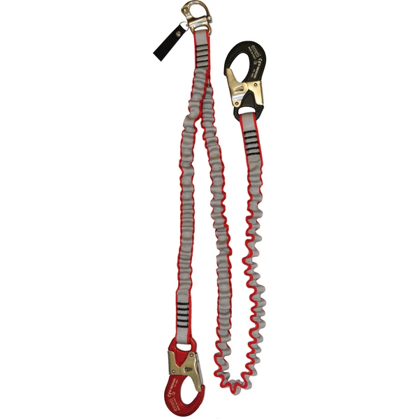 Erreti, Y-livline med 3 kroker, 2 aluminiumskroker og 1 RF krok, 2+1 m, CE ISO12401 / EN1095 15KN