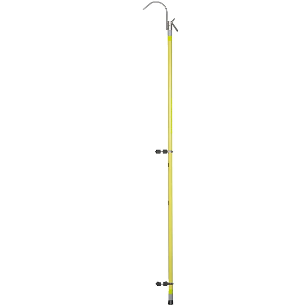 Redningskrok 2,5m, fluorescerende gul, flytende