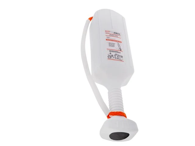 Besto, Caster line i container Ø 6mm, 30 m til redningskrans Ø450mm - 2,5 kg, Signal orange, IMO/SOLAS godkjent
