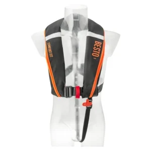 Besto, Comfortfit 180N bil/sele, svart/oransje
