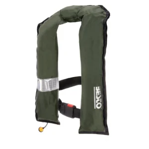 Besto, oppblåsbar redningsvest 300N Grønn Manual