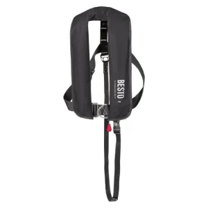 Besto, Oppblåsbar redningsvest, automatisk 165N, Sort