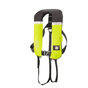 Besto, Pro Automatic 300N oppblåsbar redningsvest Gul/Sort