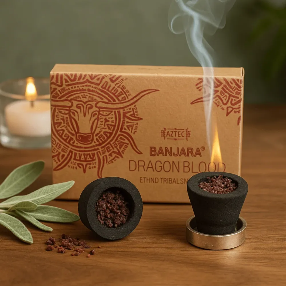Dragon's Blood Salvie Røykelseskopper Banjara