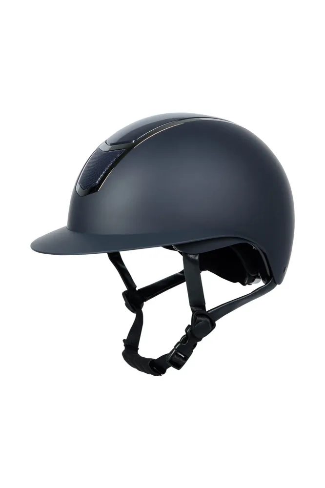 Mont Blanc blank Ridehjelm Dark Blue 59-61