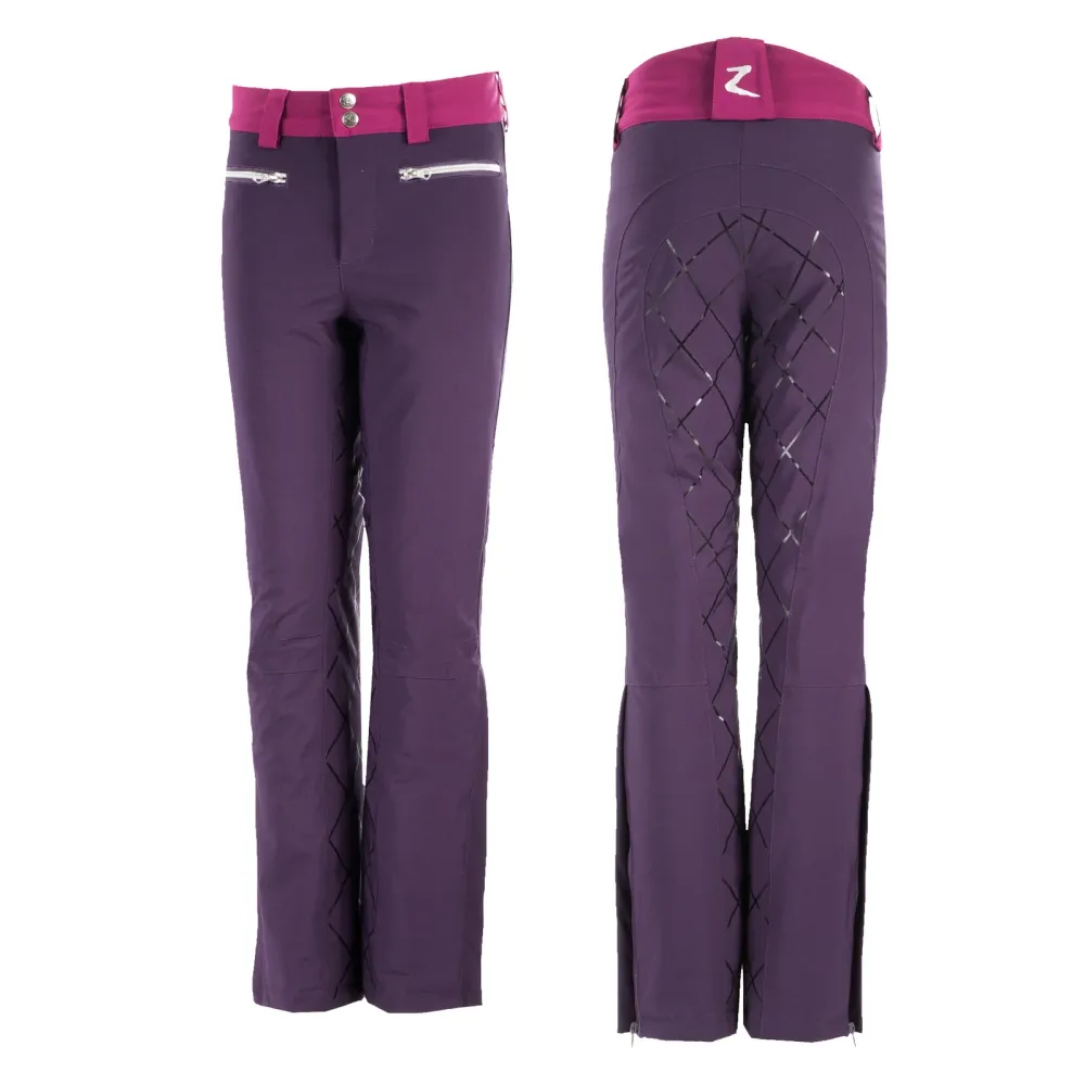 Adeline ridebukse, fôret, silikongrep, junior Mysterioso Purple/ Boysenberry 160