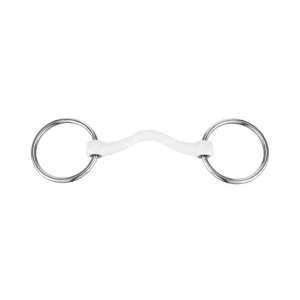 Nathe CM bitt, hard rett stang med tungefrihet, 15 mm, termoplast Metall 140 mm