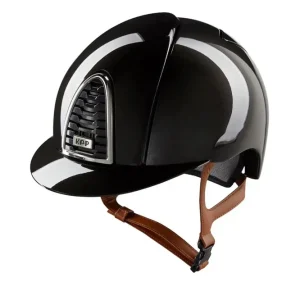 KEP Cromo 2.0 Shine/Beige ridehjelm med ekstra visir, app kompatibel Black/Beige 059-x-062