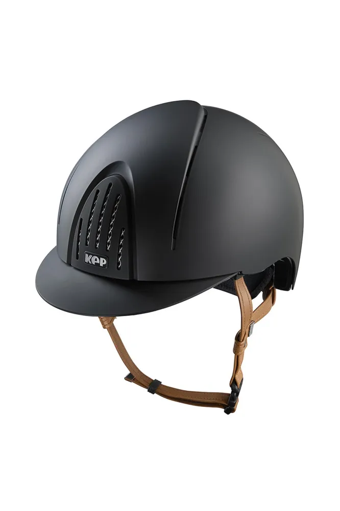 KEP NOVA ABS Matt/Beige ridehjelm Black/Beige 059-x-062