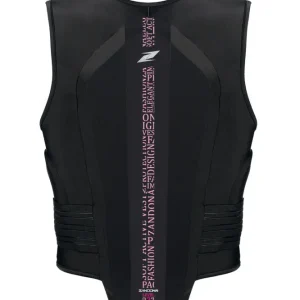 Soft Vest Pro x6 (158-167 cm) ryggbeskytter Black/Light Pink Stretch S