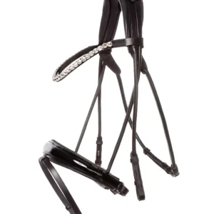 Florina lakktrinse svensk kombinert rundsydd Black-Patent/Black X-Full