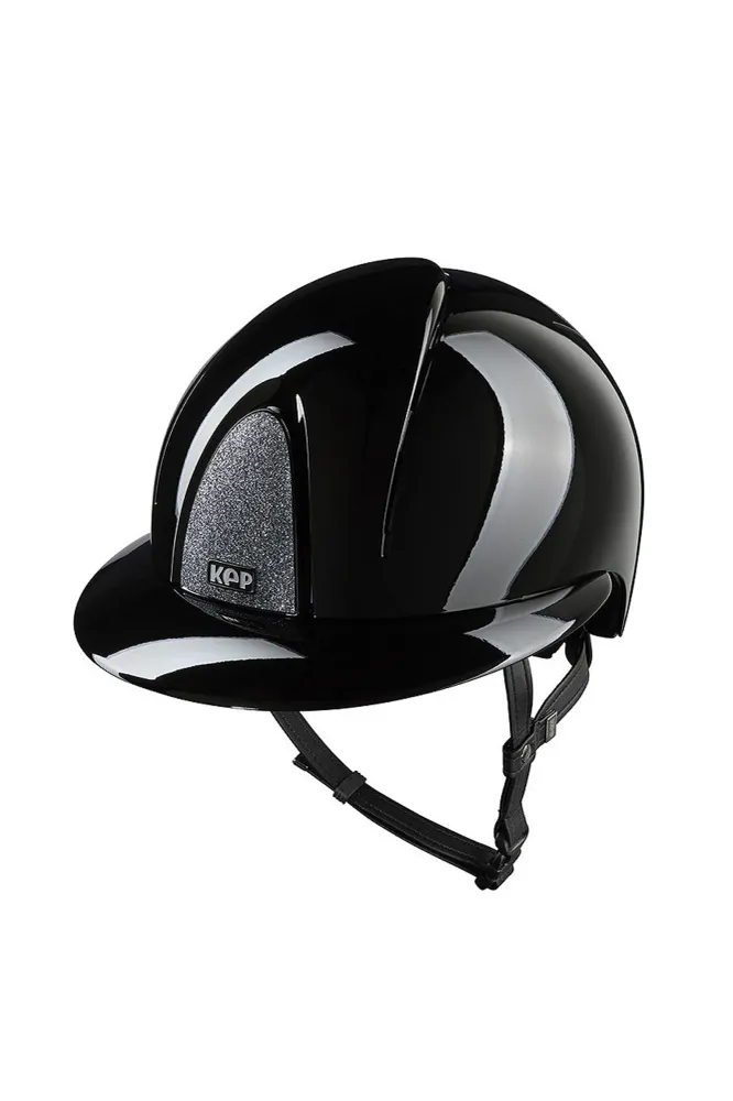 KEP NOVA ABS Metal Polish/Star/Silver Polo ridehjelm Black 059-x-062