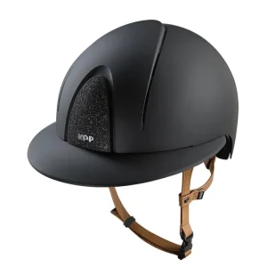 KEP NOVA ABS Matt/Beige/Star Polo ridehjelm Black/Beige 059-x-062