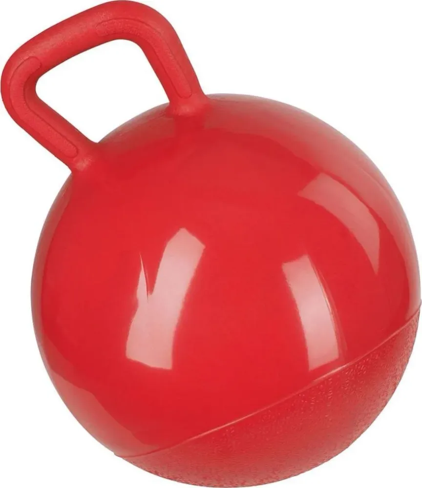 Antistress Ball 25cm Rød, Slitesterk Plast – Kerbl 32398