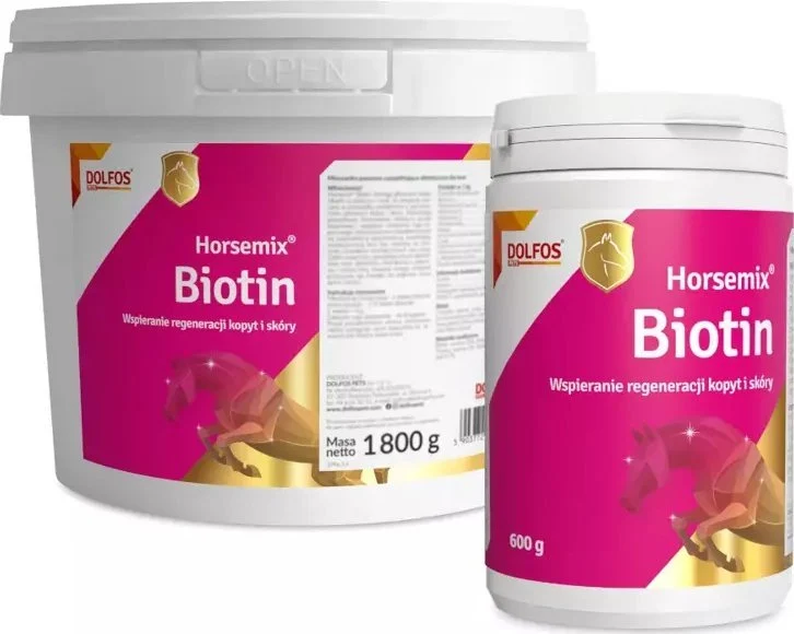 Biotin Til Hest Hover Og Hud Med Biotin Og Sink 600g Triton DOLFOS Horsemix Biotin