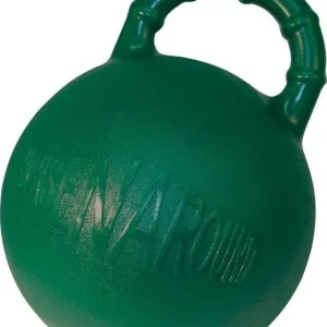 Hesteleke aromatisert ball 25cm grønn med eplesmak, lek og trening – Kerbl