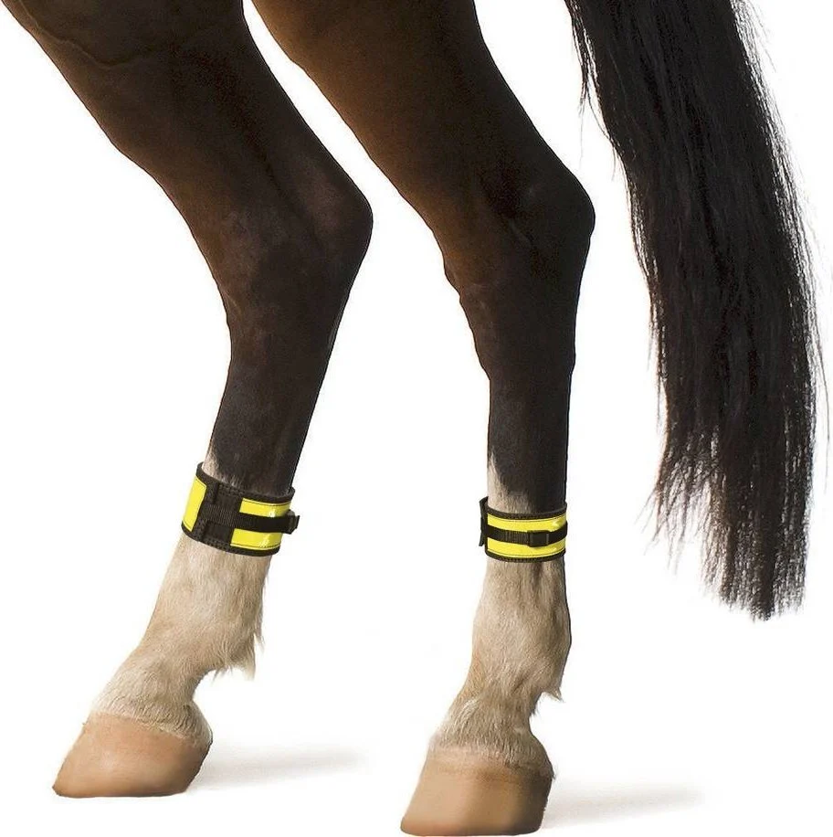 Refleksbånd til hest ben 6,0cm Cob, par – bedre synlighet – Kerbl