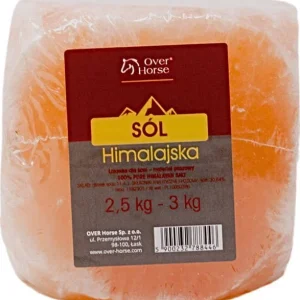 Saltstein Hest Himalaya 3,0kg med snor, naturlig mineraltilskudd