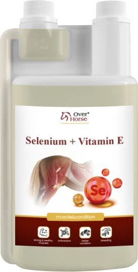 E Vitamin Selen + Vitamin E Muskler Og Fruktbarhet 1L Over Horse