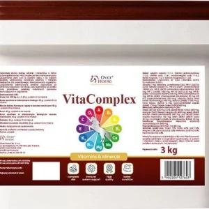 Vitaminer Og Mineraler til hest 3kg, tilskudd – Over Horse VitaComplex