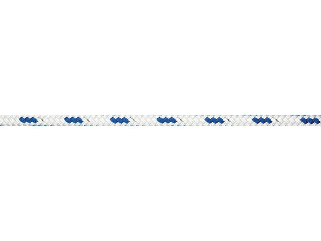 Talamex Liros, Flettet Reb med Kerne, Cruising Blå, 100% Polyester, 8mm, 589081 – Størrelse: 8mm, 200 Meter