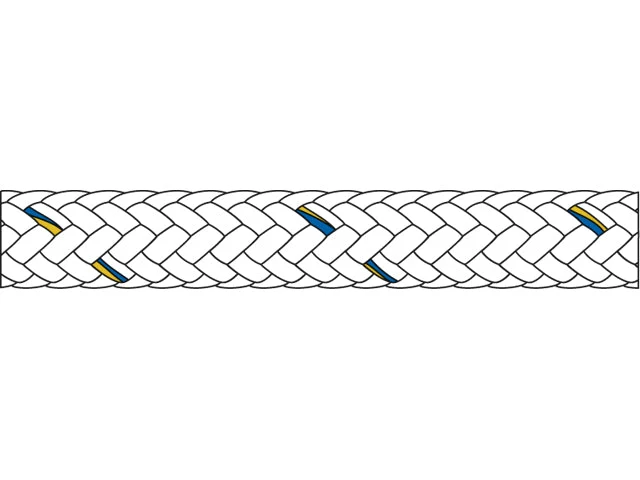 Talamex Liros, Flettet Sejladsline, Cruising Natur, 100% Polyester – Størrelse: 6mm, 200 Meter