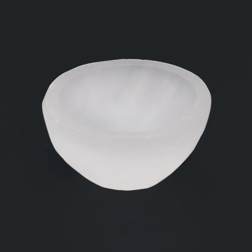 Selenitt Rund Skål – 6 cm