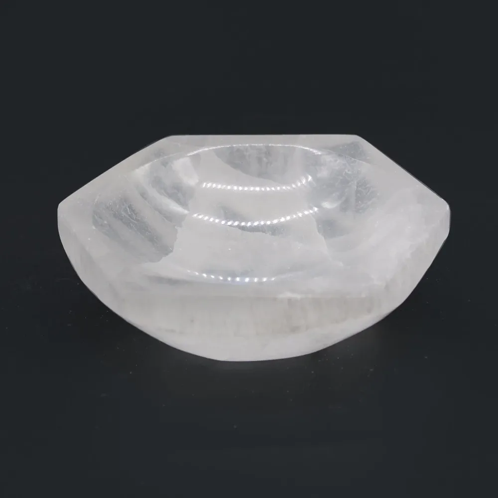 Selenitt sekskantet bolle, 10 cm