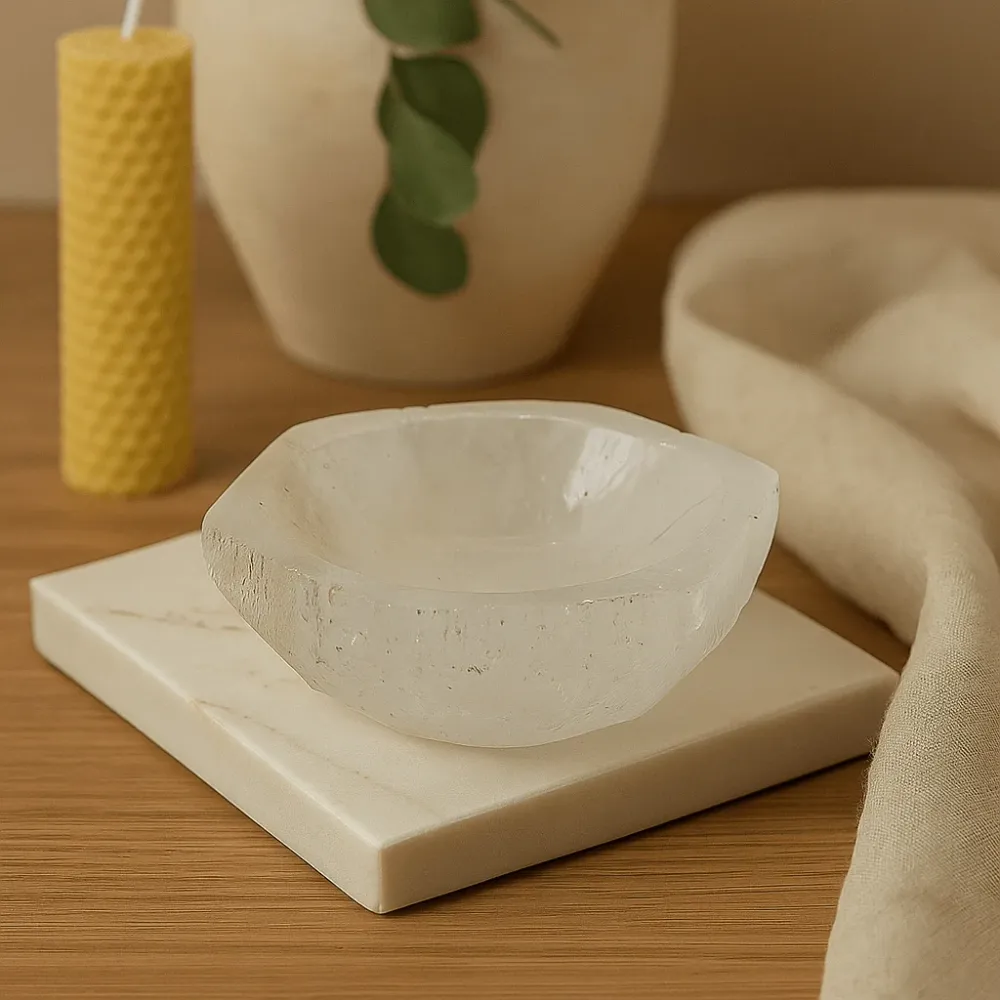 Selenittskål sekskant, 6 cm