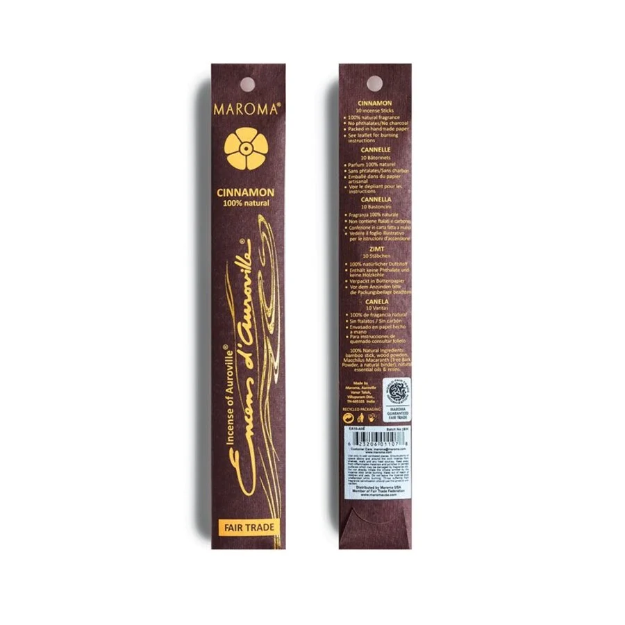 Maroma røkelse cinnamon 10 pinner