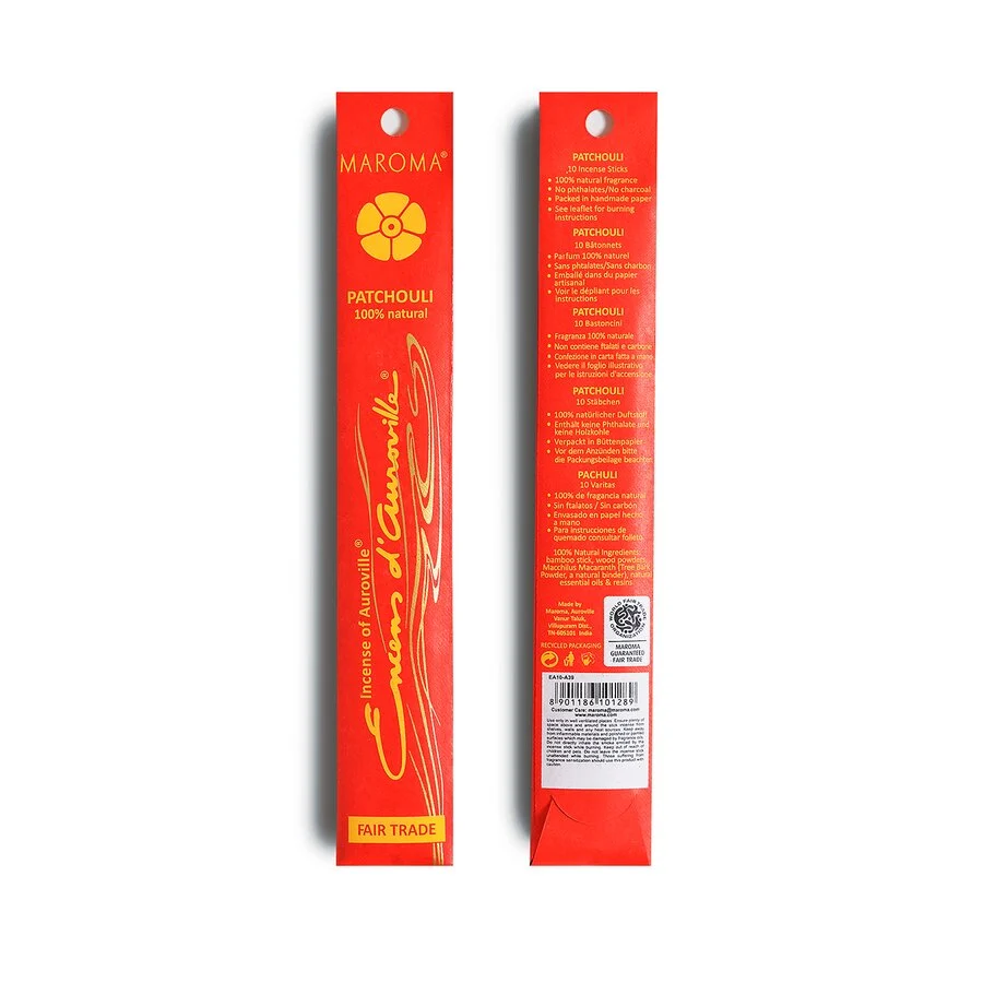 Maroma røkelse patchouli 10 pinner